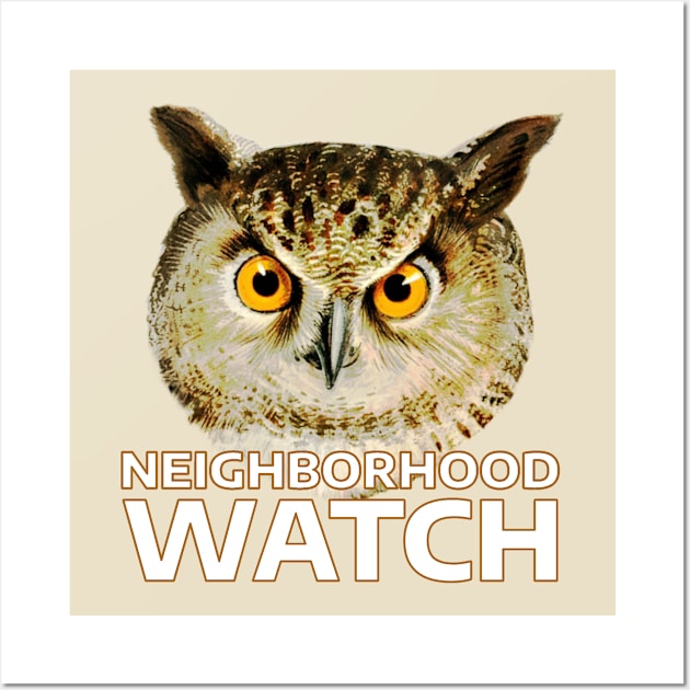 Neighborhood Watch Wall Art by Rambling Cat